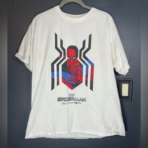 Marvel Spider-Man: Far From Home Graphic Tee | Size L | 2019 | White